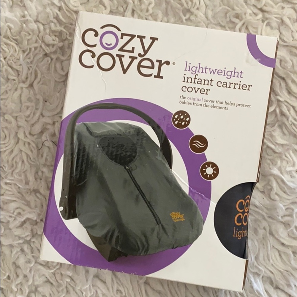 Cozy cover car seat cover new grey lightweight